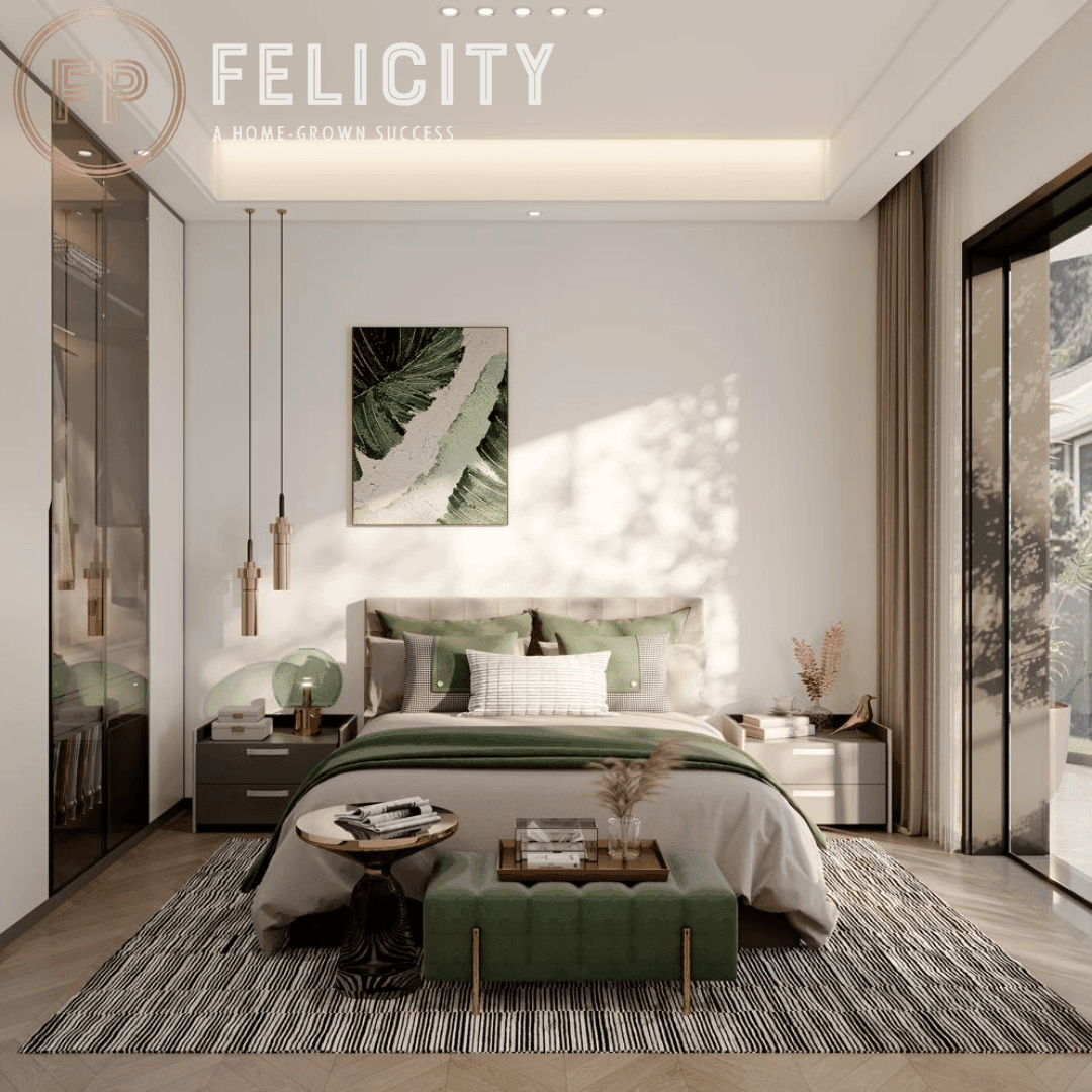 Stylish 1-bedroom apartment in Forest City Tower, featuring contemporary interiors, high-end finishes, and breathtaking city views for a sophisticated urban lifestyle.