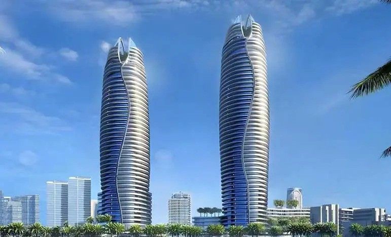 Canal Crown 2 residential tower in Dubai, featuring modern architecture with spacious balconies overlooking the Dubai Canal.